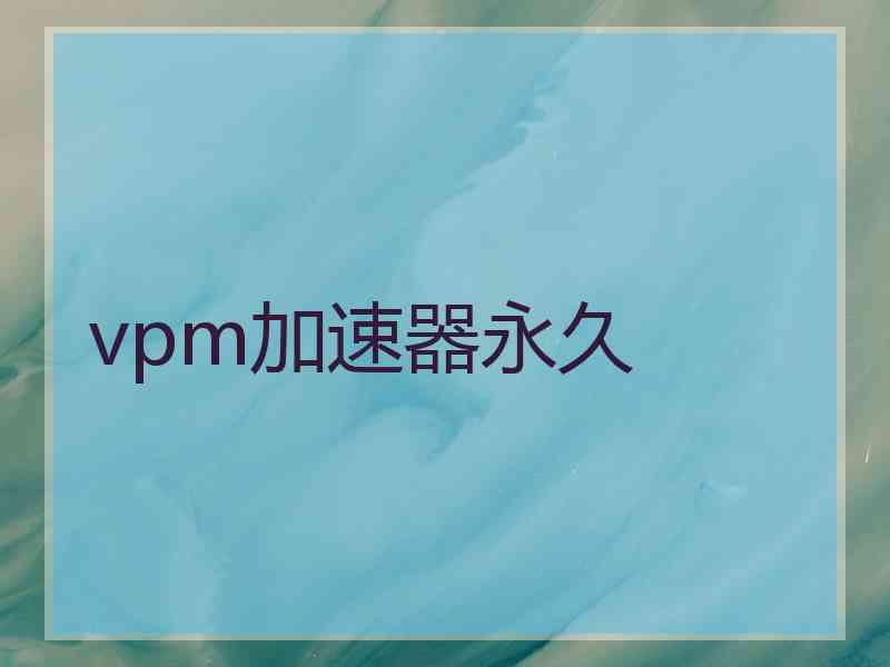 vpm加速器永久