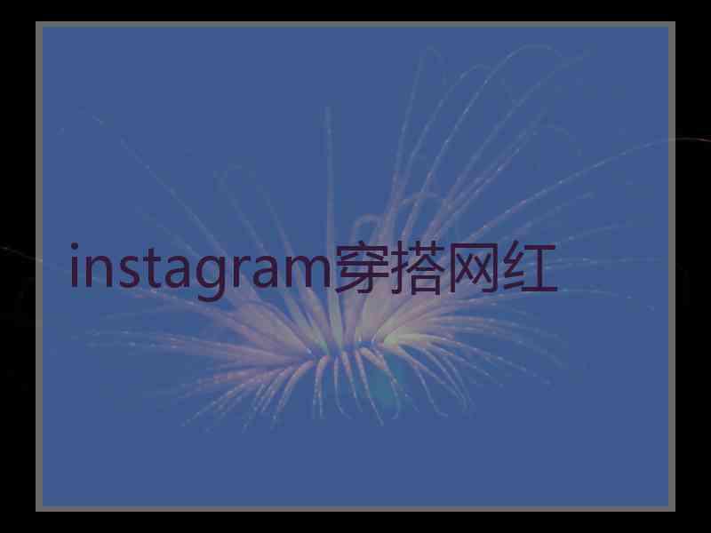 instagram穿搭网红