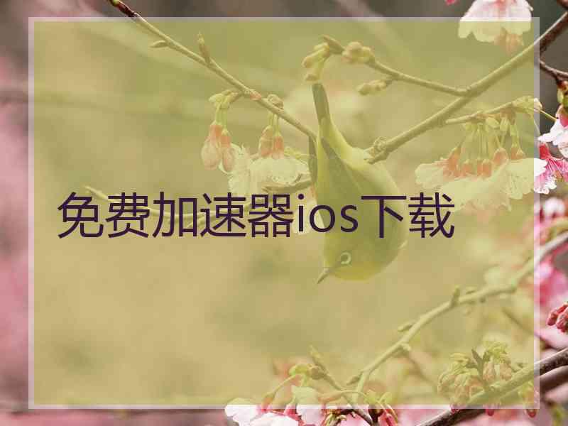 免费加速器ios下载