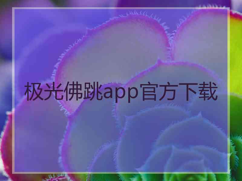 极光佛跳app官方下载