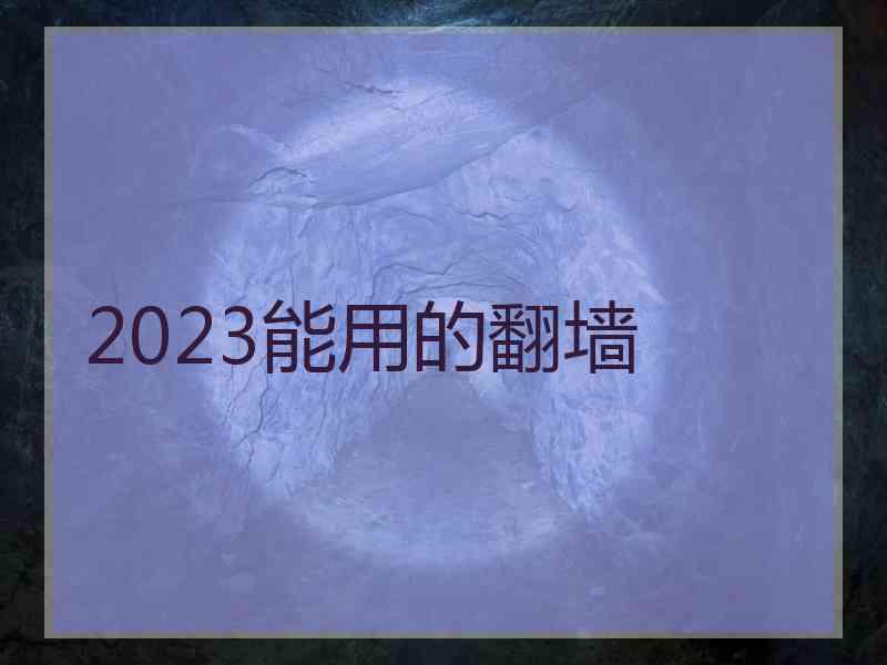 2023能用的翻墙