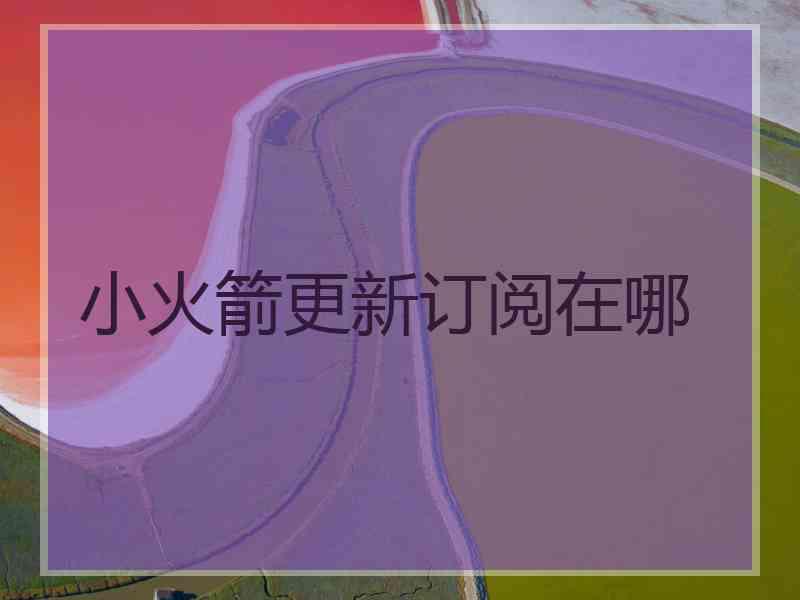 小火箭更新订阅在哪