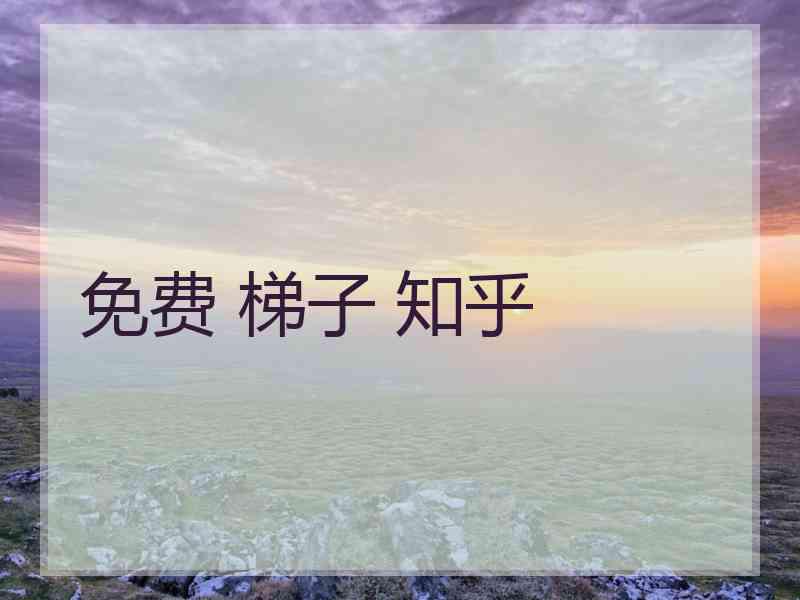 免费 梯子 知乎