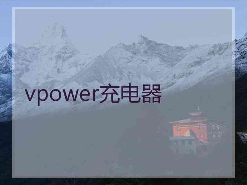 vpower充电器