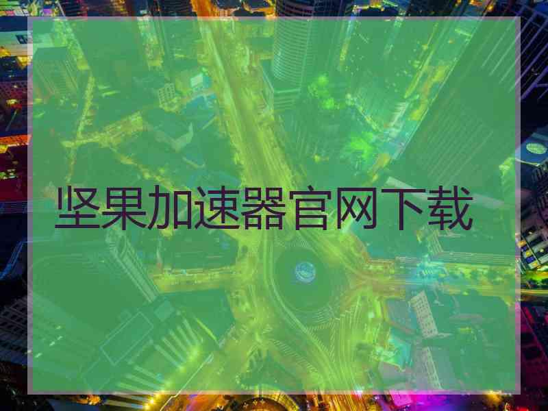 坚果加速器官网下载