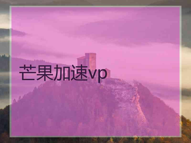 芒果加速vp