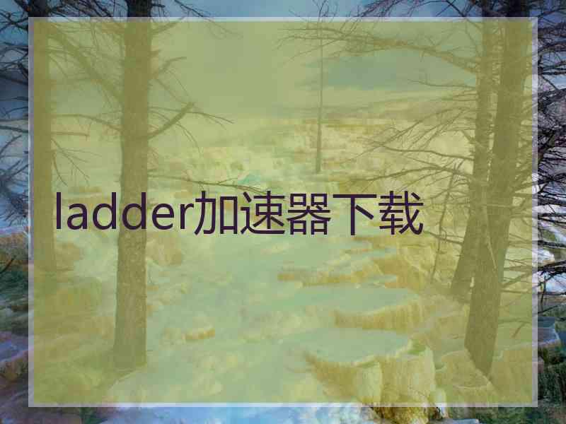 ladder加速器下载