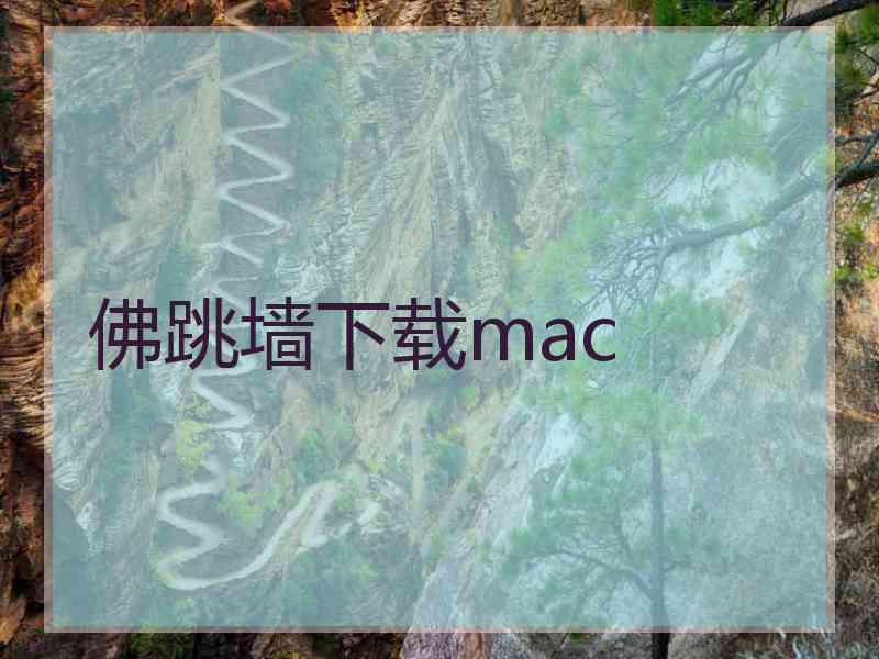 佛跳墙下载mac