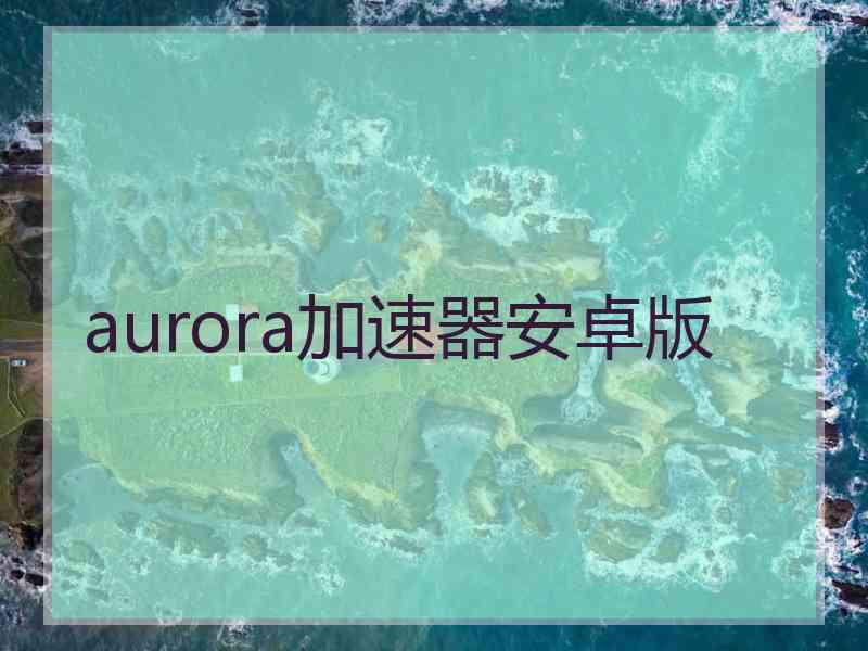 aurora加速器安卓版