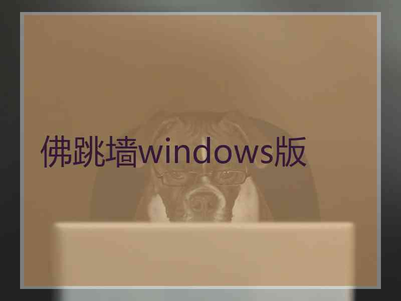 佛跳墙windows版