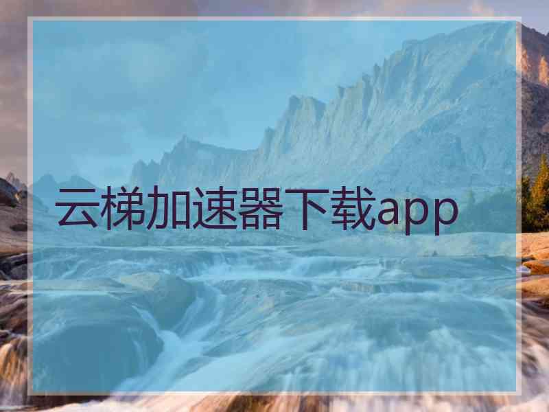 云梯加速器下载app