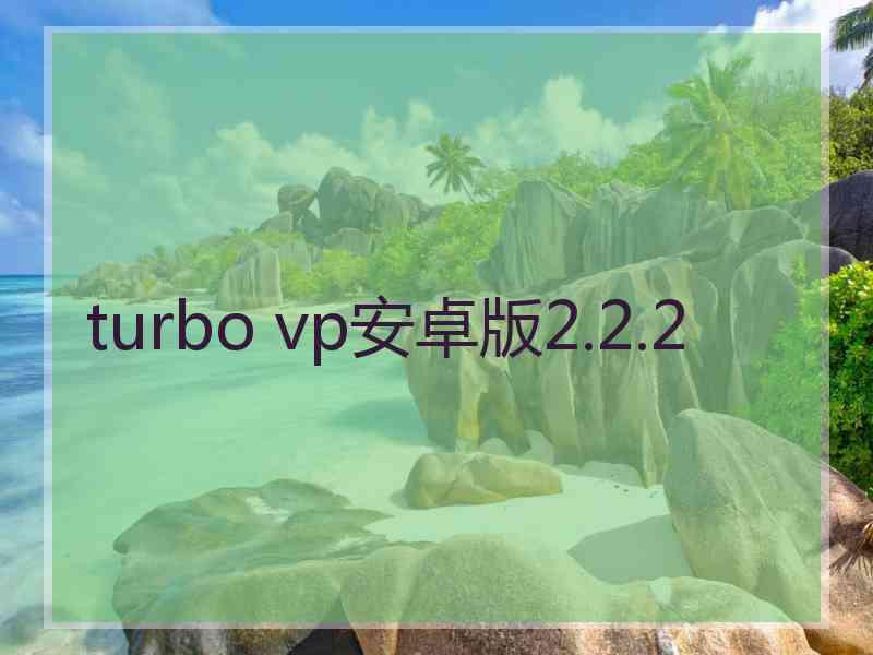 turbo vp安卓版2.2.2