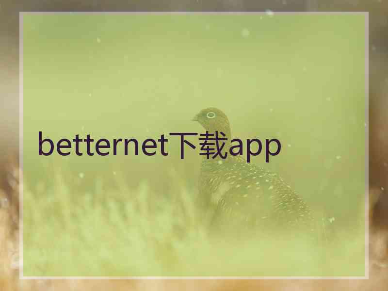 betternet下载app