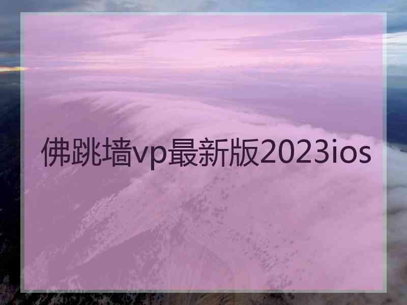 佛跳墙vp最新版2023ios