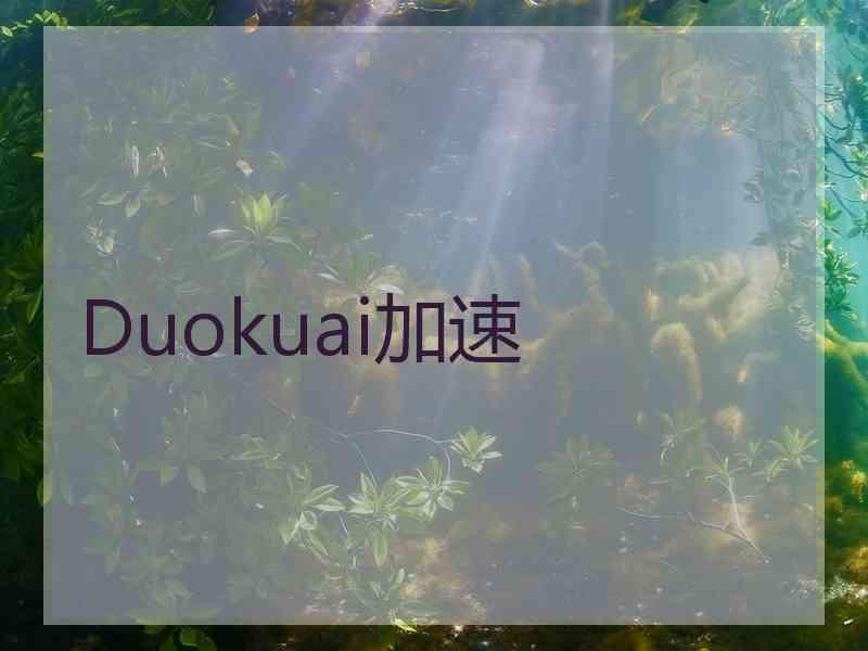 Duokuai加速