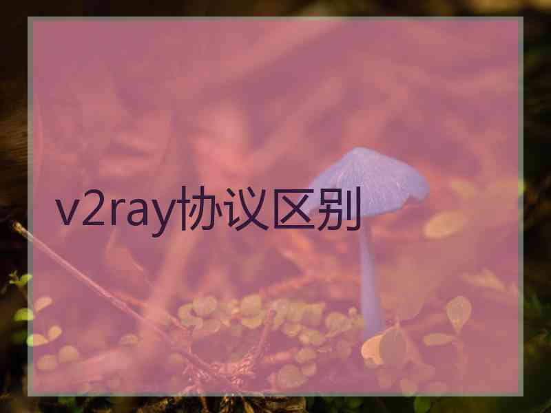 v2ray协议区别