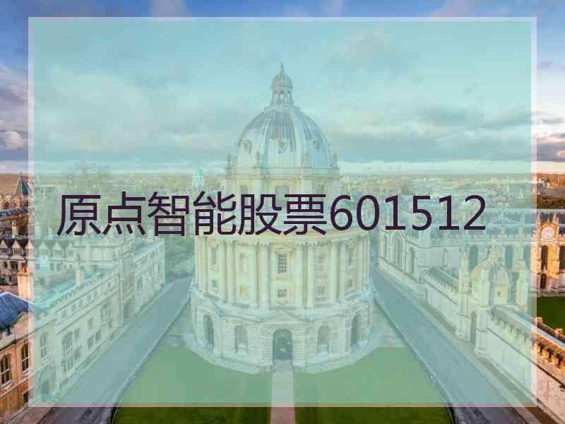 原点智能股票601512