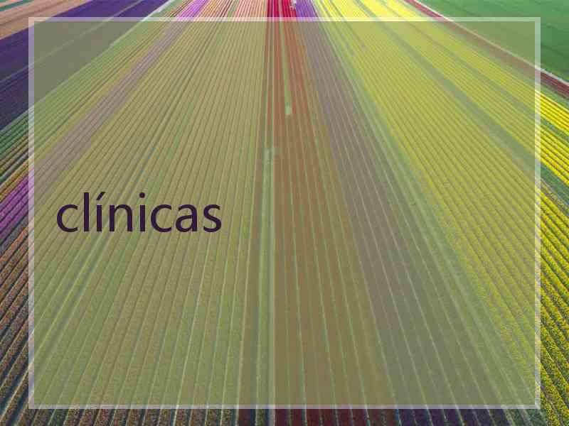 clínicas