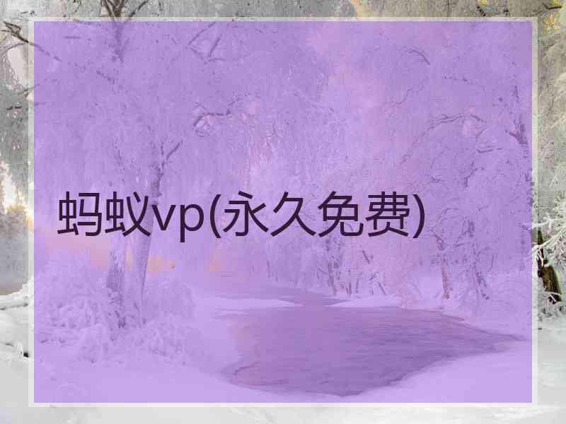 蚂蚁vp(永久免费)