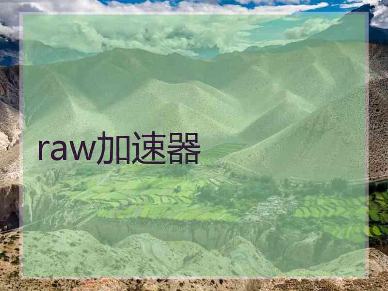 raw加速器