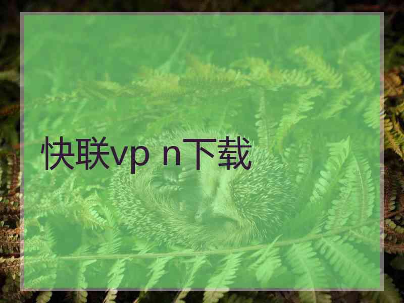 快联vp n下载