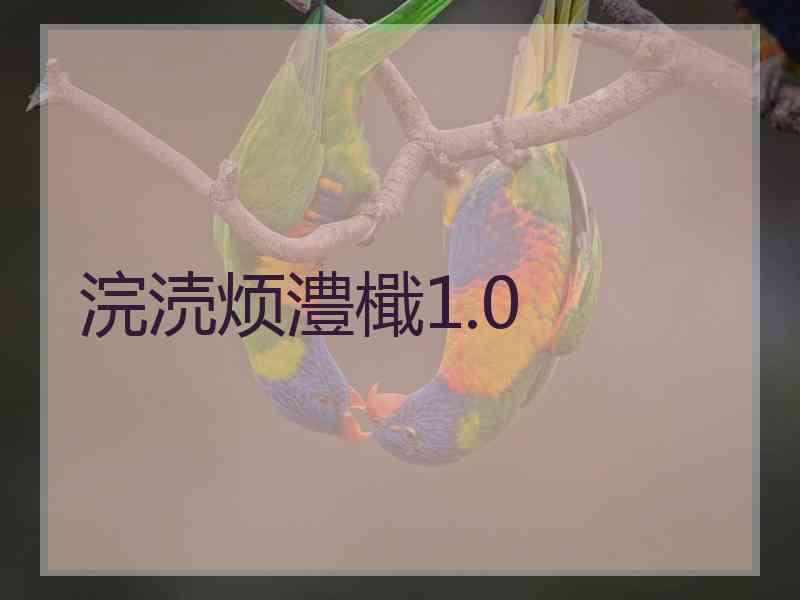 浣涜烦澧檝1.0