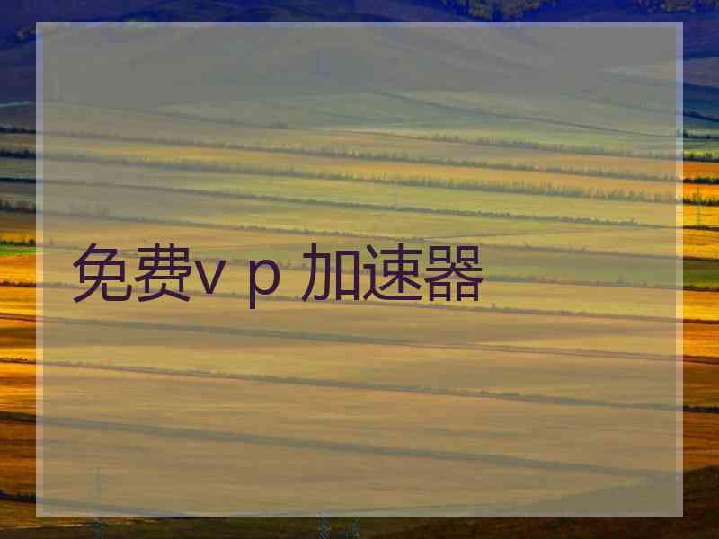 免费v p 加速器