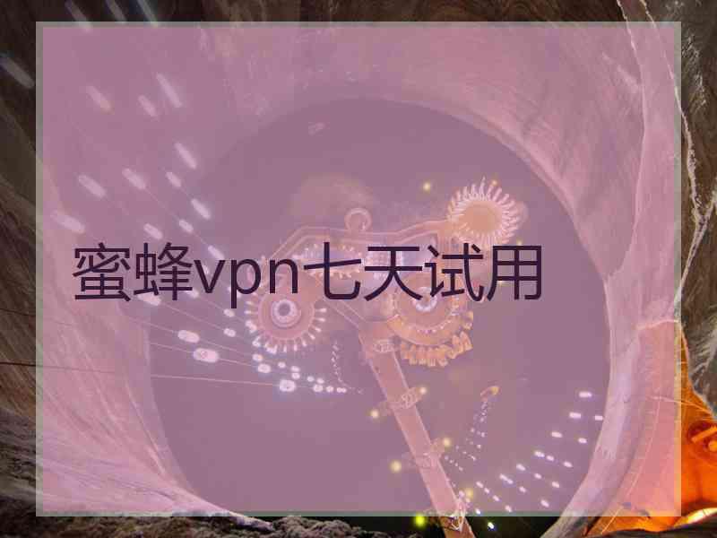 蜜蜂vpn七天试用