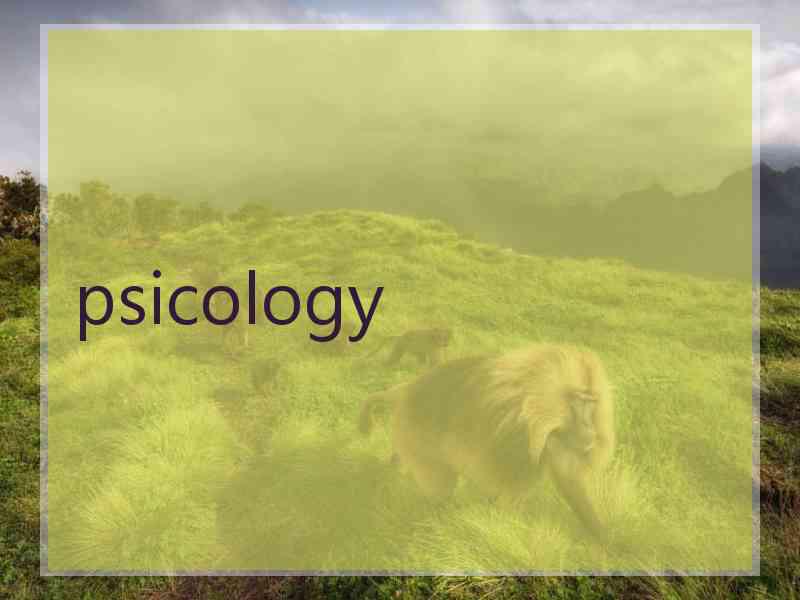 psicology