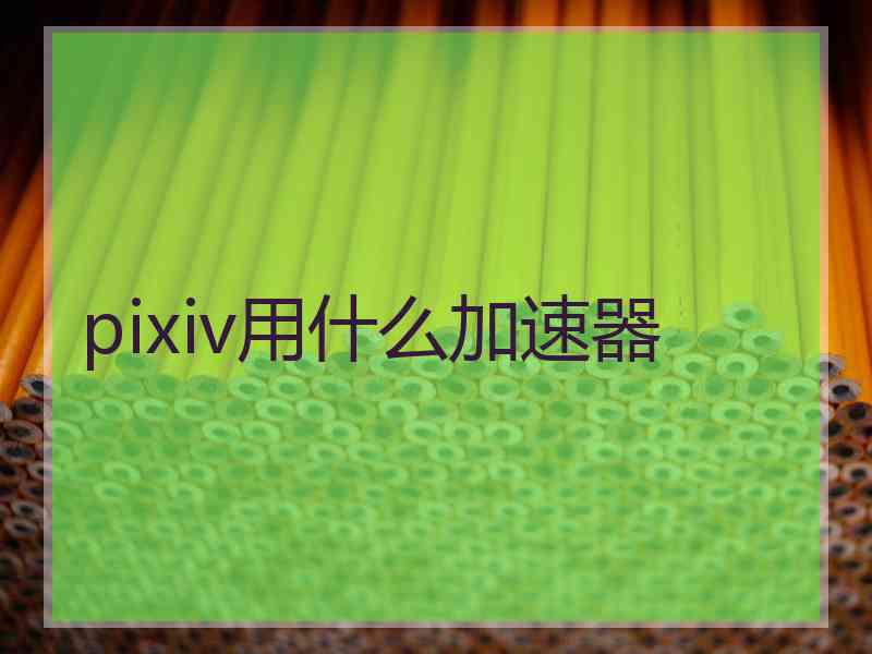 pixiv用什么加速器