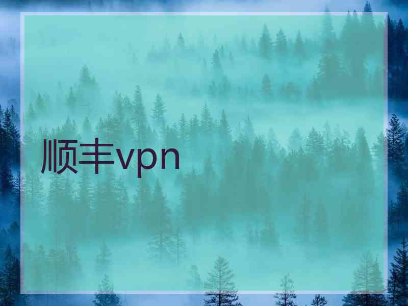 顺丰vpn