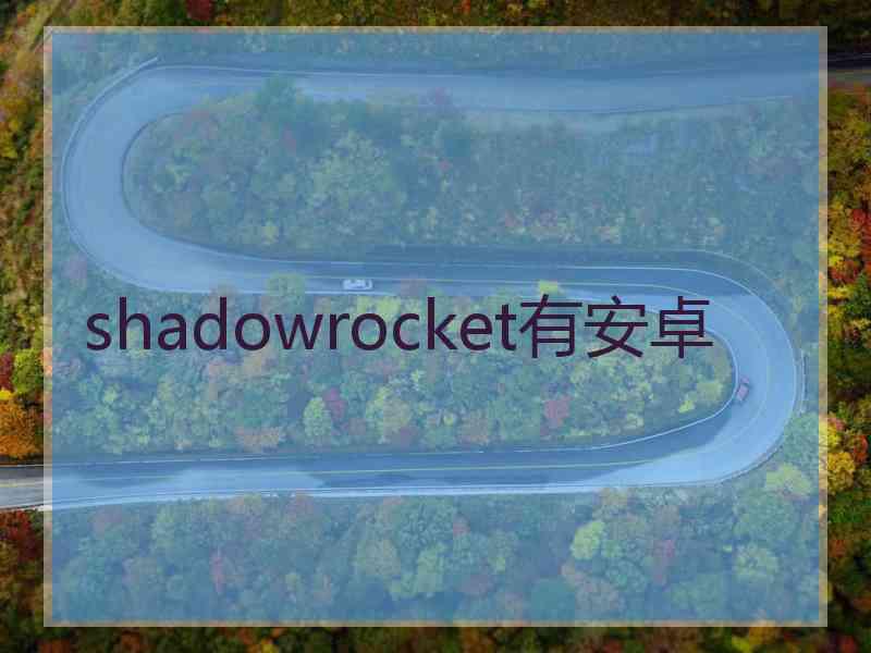 shadowrocket有安卓