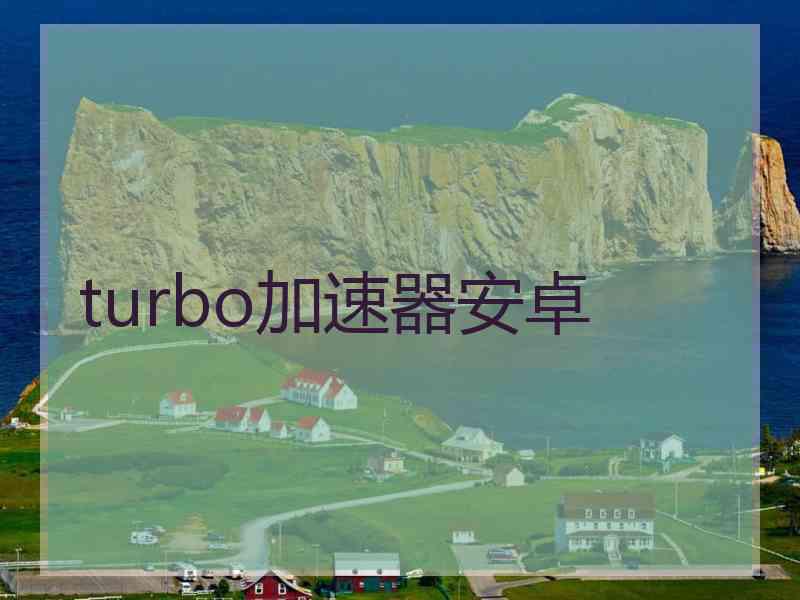 turbo加速器安卓