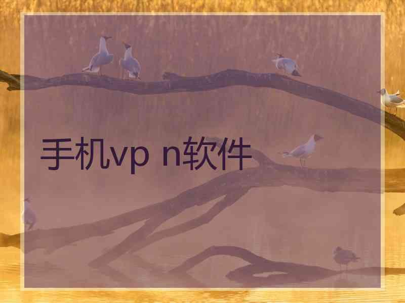 手机vp n软件