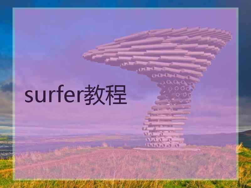 surfer教程