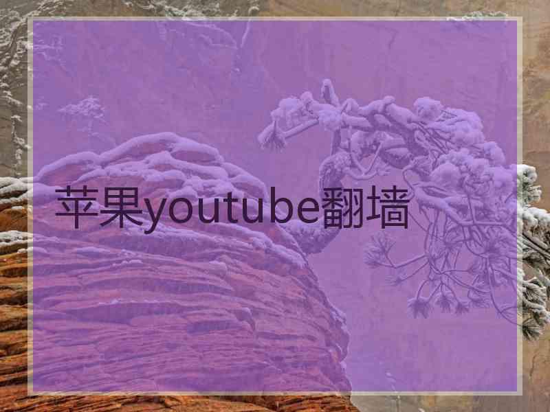 苹果youtube翻墙