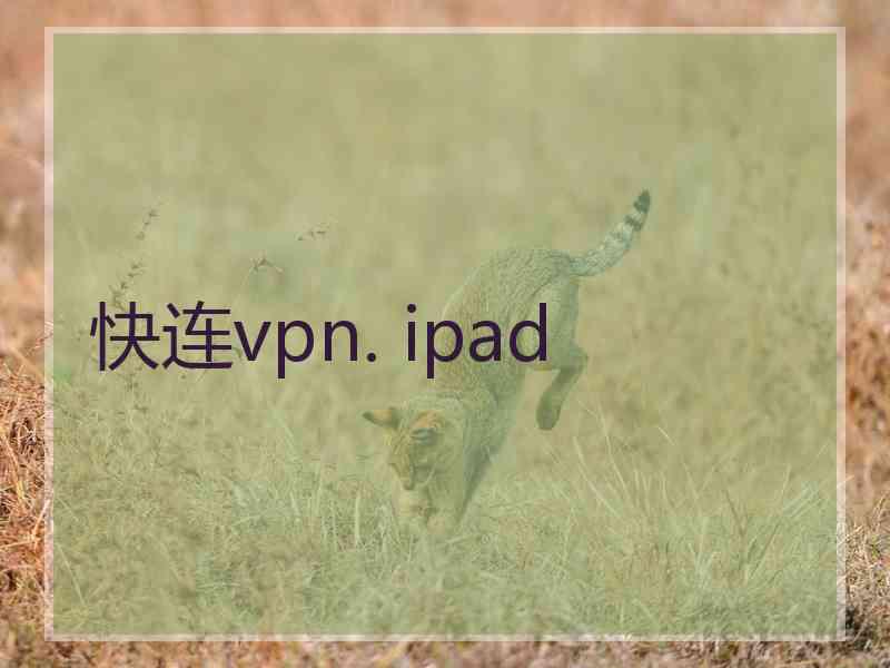 快连vpn. ipad