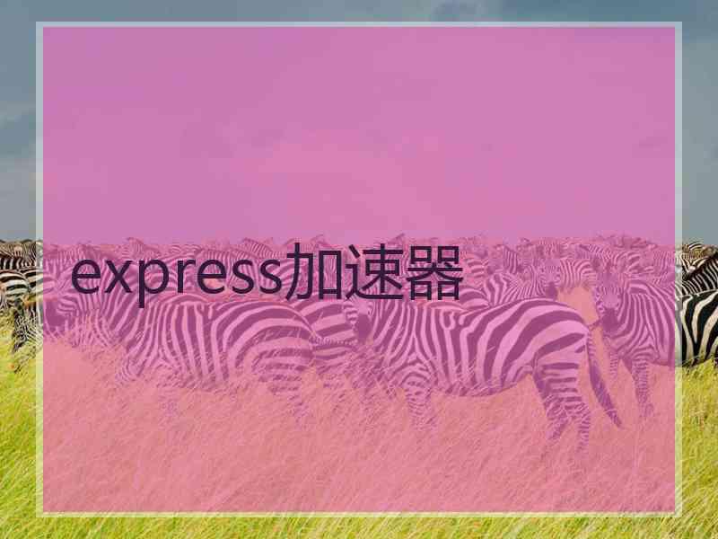 express加速器