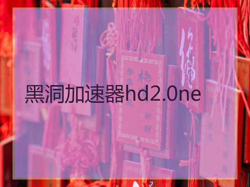 黑洞加速器hd2.0ne