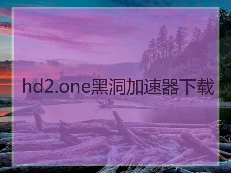 hd2.one黑洞加速器下载