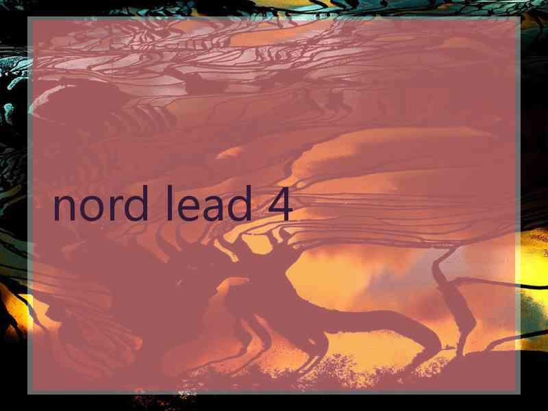 nord lead 4