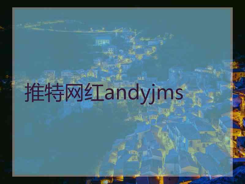 推特网红andyjms