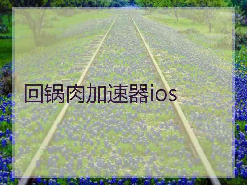 回锅肉加速器ios