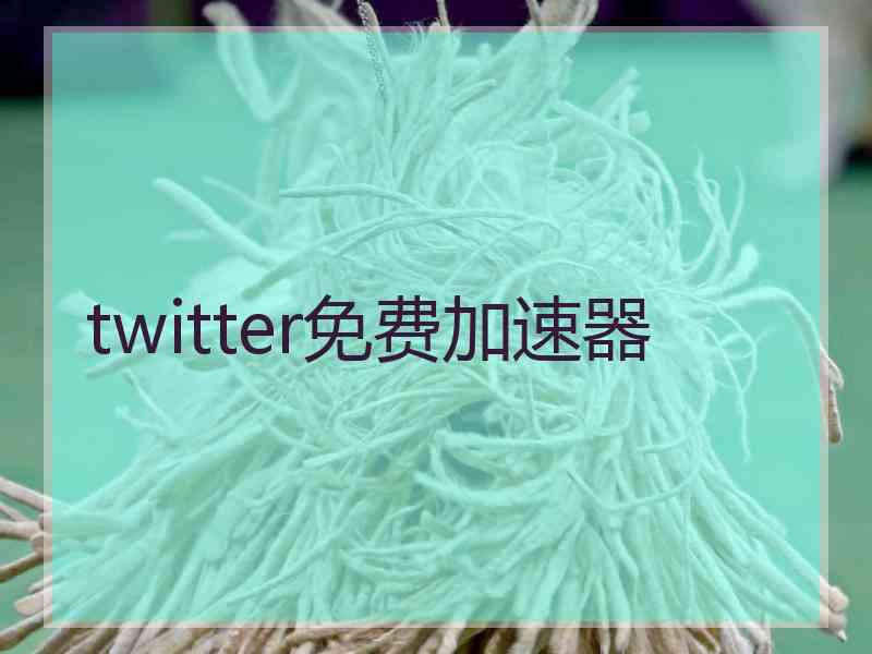 twitter免费加速器