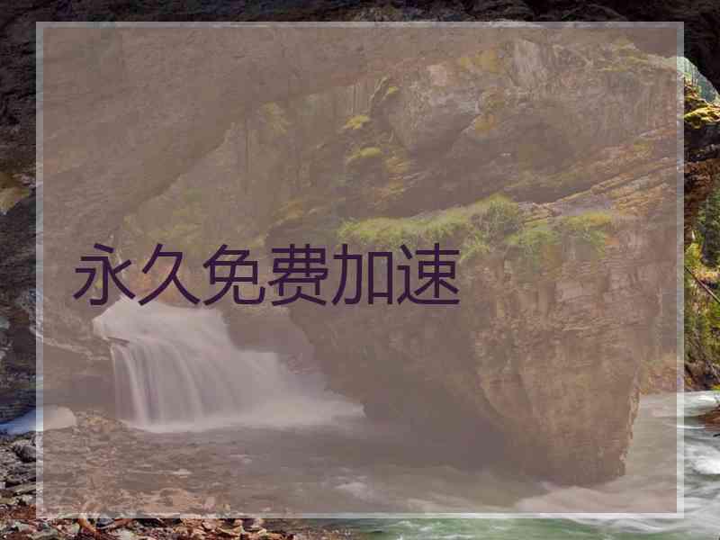 永久免费加速