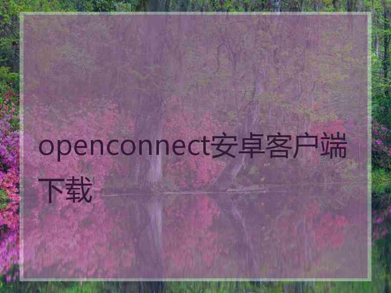 openconnect安卓客户端下载