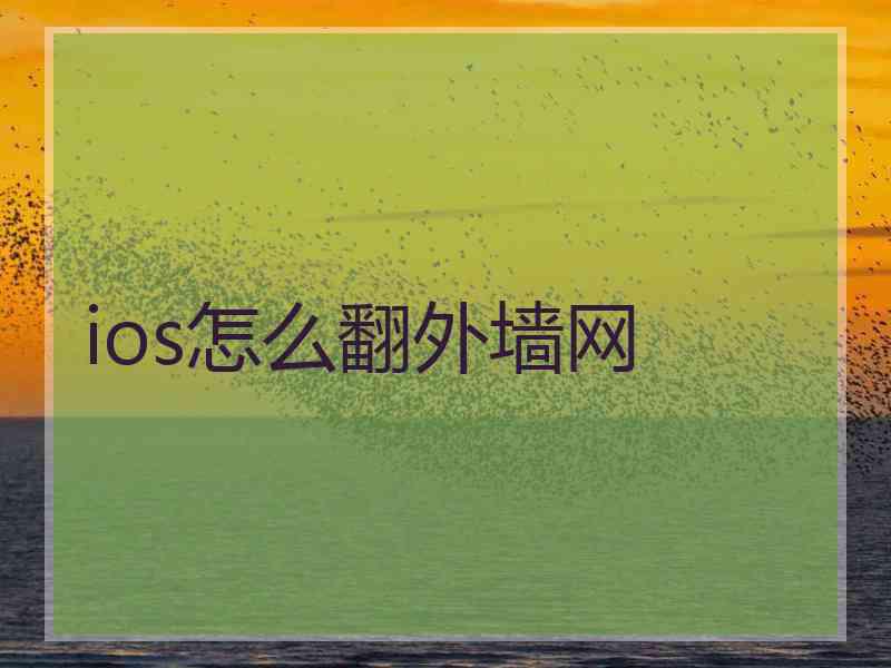 ios怎么翻外墙网