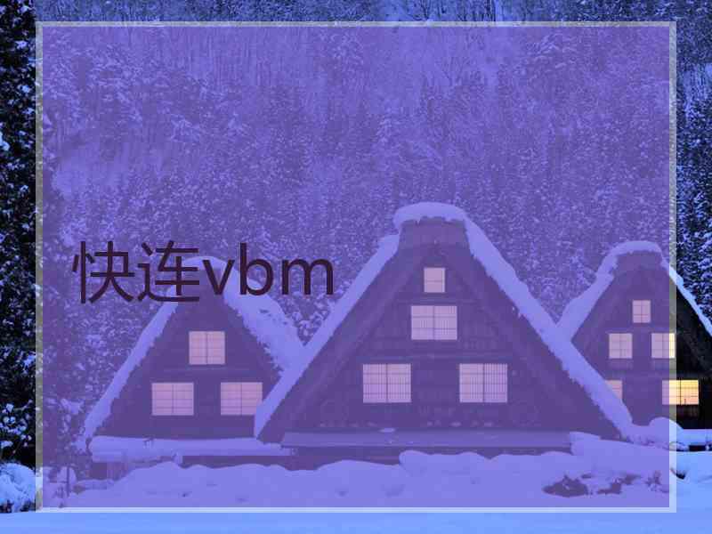 快连vbm