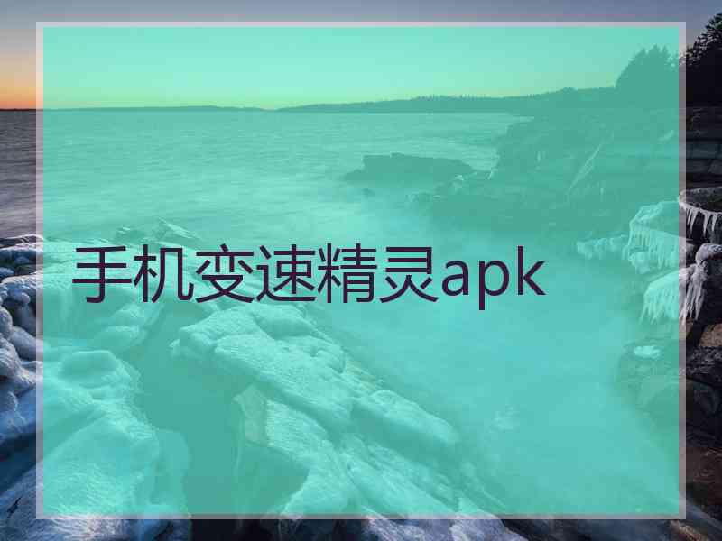 手机变速精灵apk