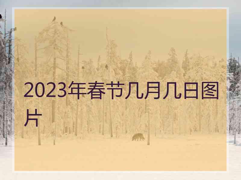 2023年春节几月几日图片